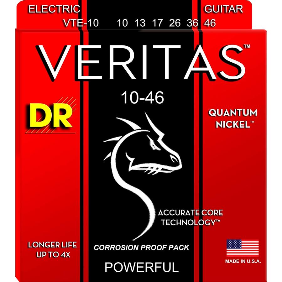 CORDE CHITARRA ELETTRICA DR VERITAS 10-46
