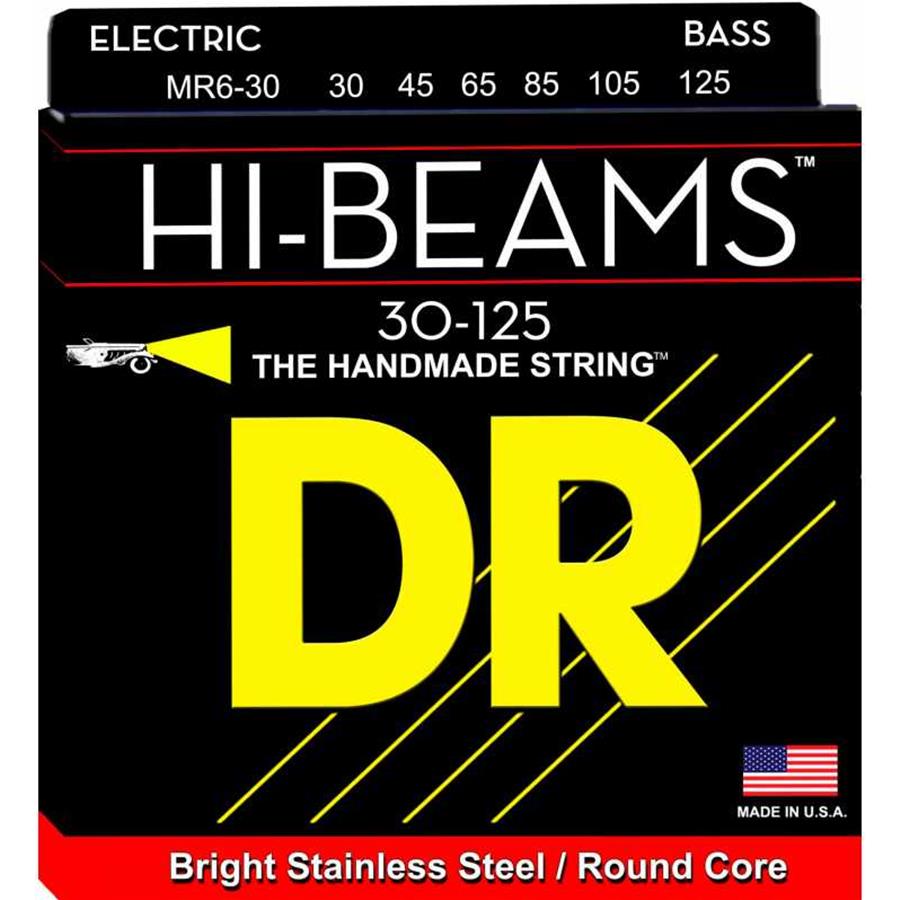 DR MR6-30 HI-BEAM muta basso 6 corde dr hi-beams mr6-30 30-125