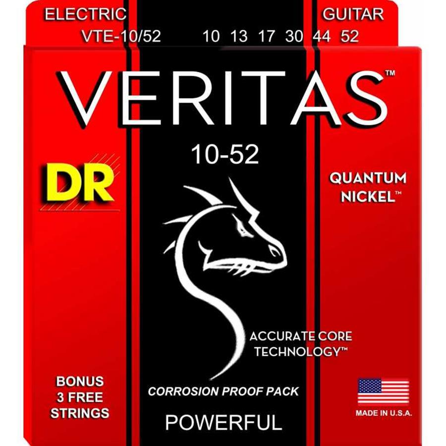 CORDE CHITARRA ELETTRICA DR VERITAS 10-52
