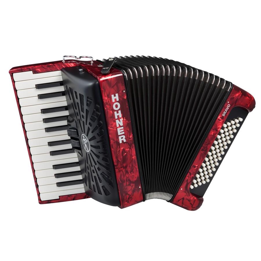 HOHNER Bravo II 60 Red 2019 Silentkey