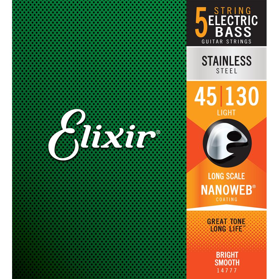 ELIXIR MUTA 14777 Electric Bass Stainless Steel NANOWEB