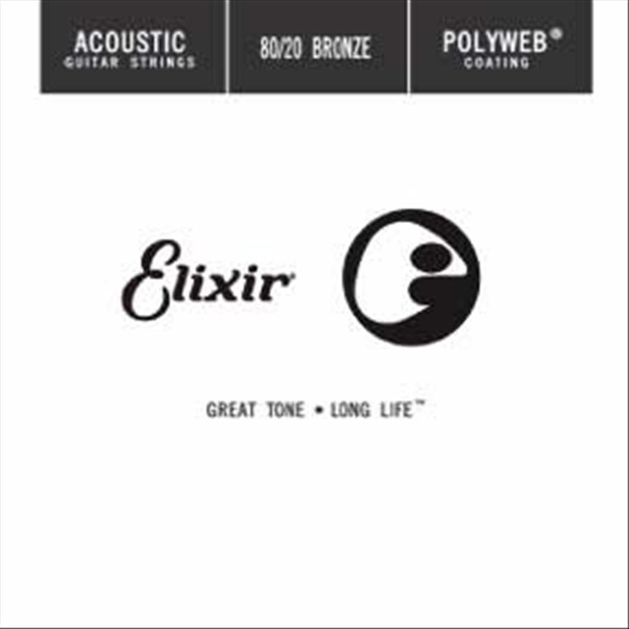 ELIXIR 13156 Acoustic 80/20 Bronze POLYWEB singolo ricambio