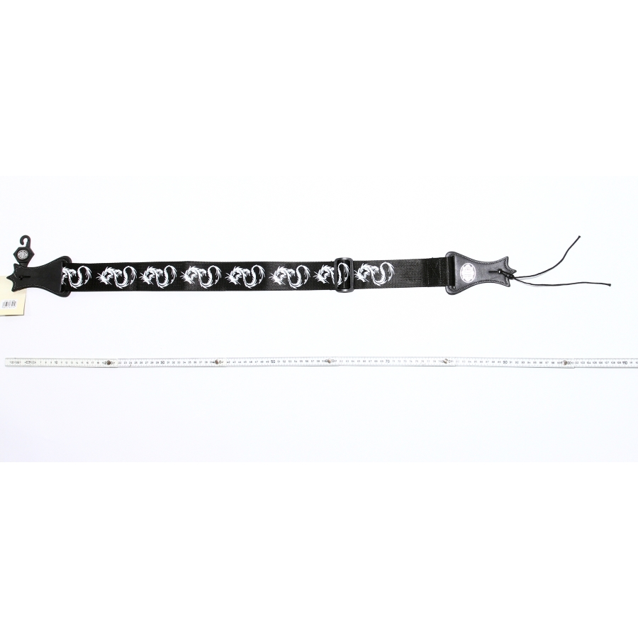 Tracolla Gaucho Chitarra Nylon Gst-142-Bk Con Drago