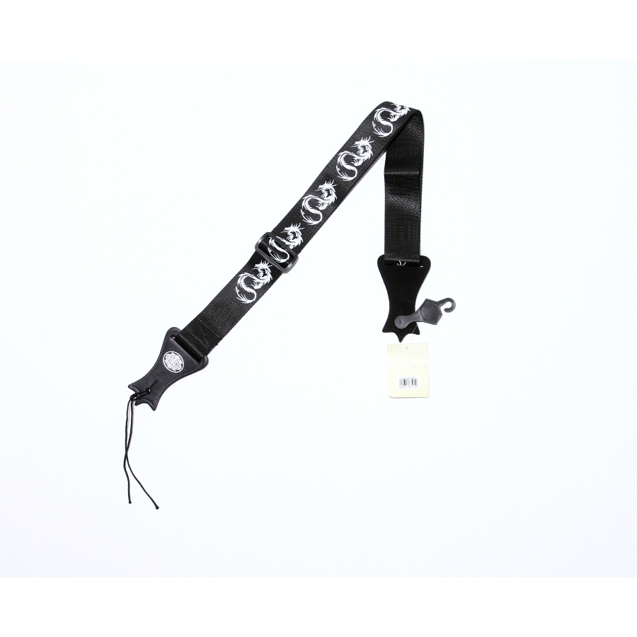 Tracolla Gaucho Chitarra Nylon Gst-142-Bk Con Drago