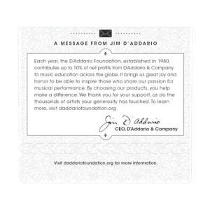 D'Addario EJ45C pro artè silver composites