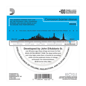 D'Addario EJ11 012/053 light 80/20 bronze wound