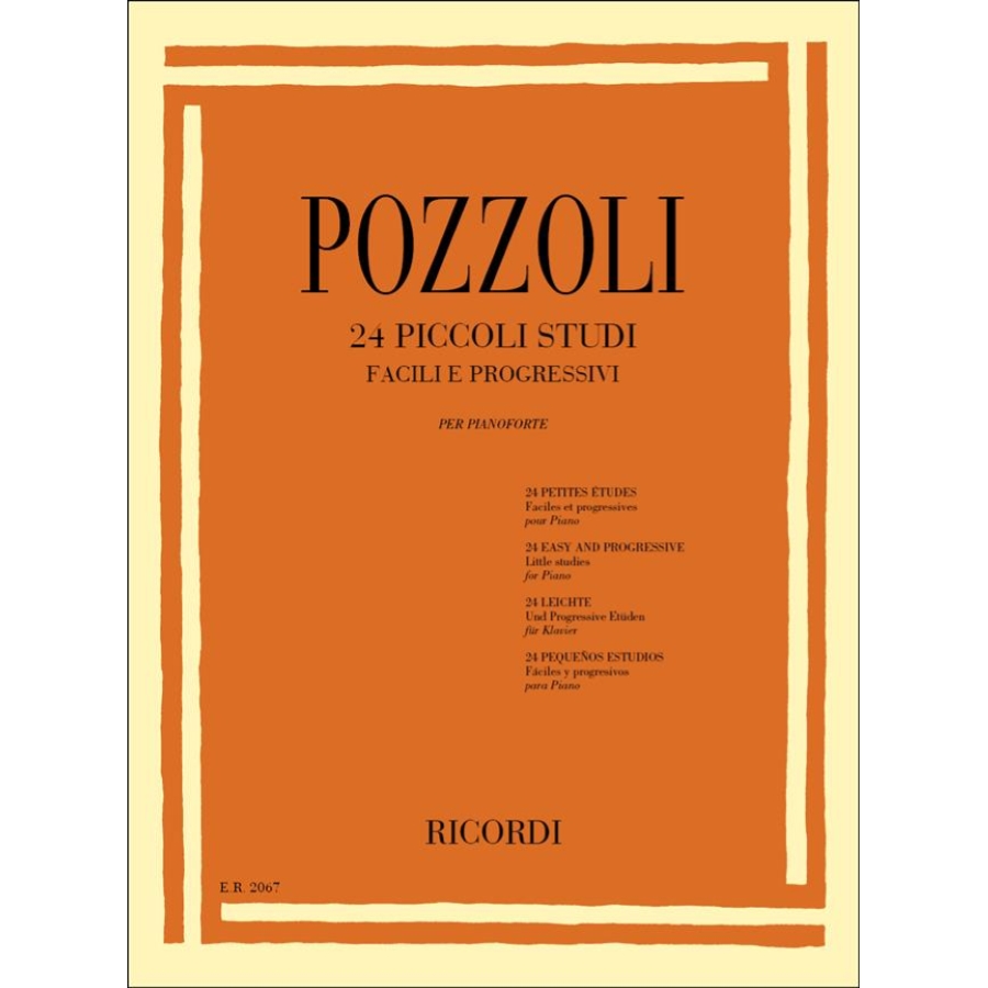 Ettore Pozzoli 24 Piccoli Studi Facili E Progressivi