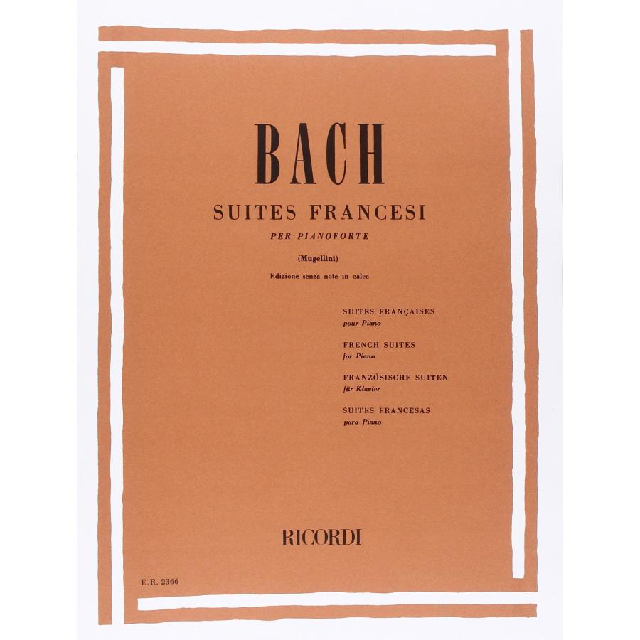 BACH 6 SUITES FRANCESI BWW 812-817 PIANOFORTE REV.CASELLA 