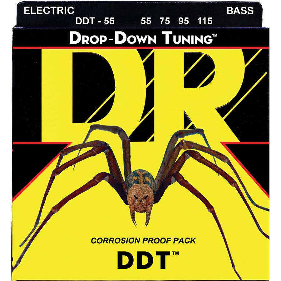 DR STRINGS DDT-55 Drop-Down Tuning Bass CORDE