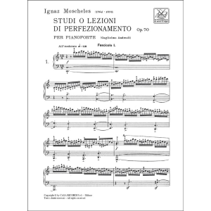 Ignaz Moscheles Studi O Lezioni Di Perfezionamento Op. 70