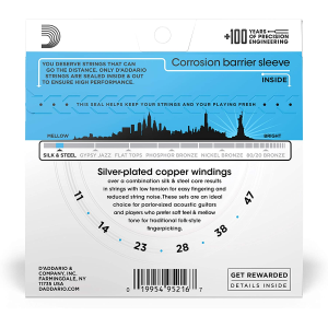 D'Addario EJ40 011/047 light