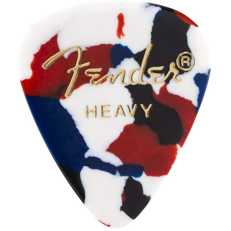 FENDER classic celluloid confetti 351 shape heavy plettro