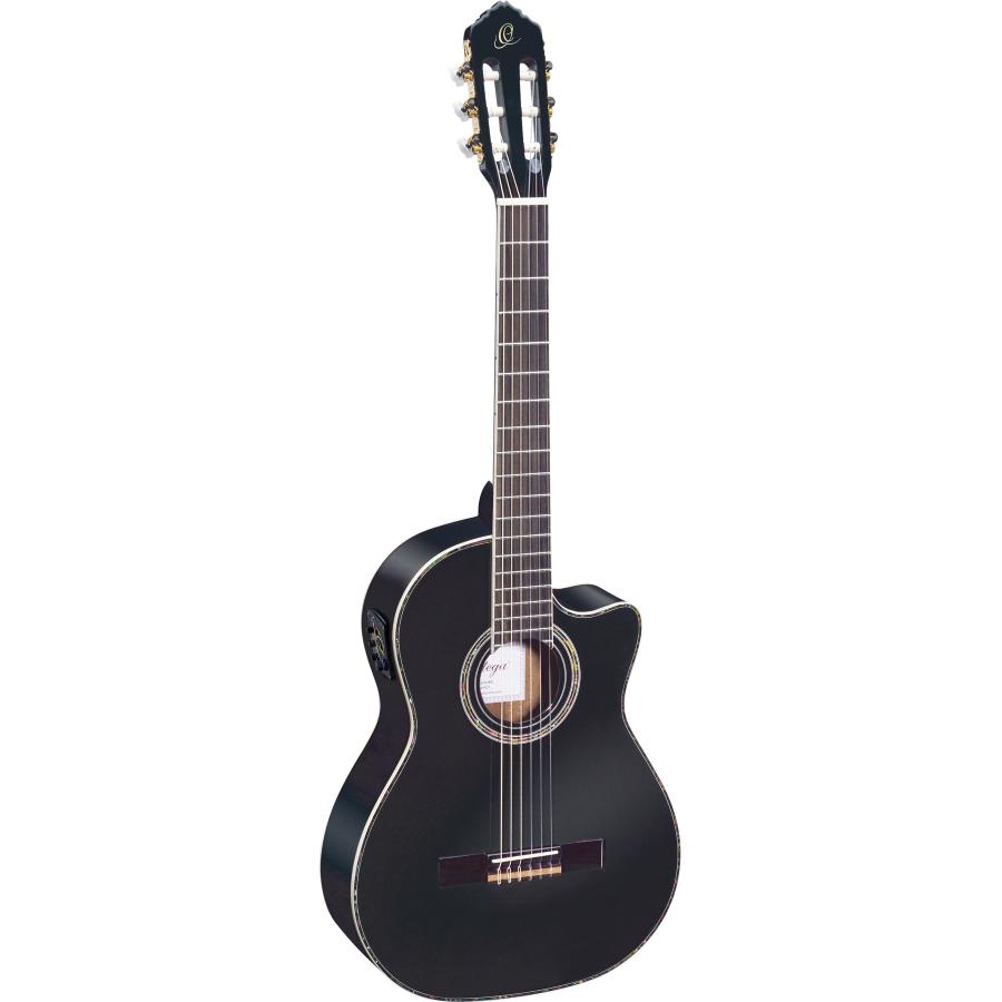 ORTEGA RCE141BK chitarra elettroacustica corde nylon