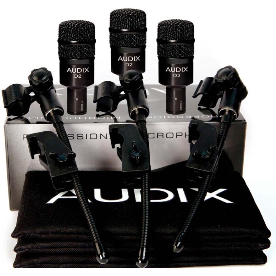 AUDIX D2 TRIO kit microfoni per batteria