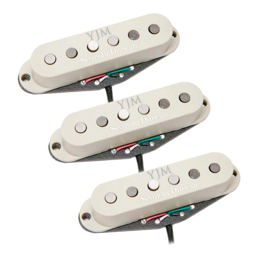 SEYMOUR DUNCAN STKS10s YJM FURY Stk set Wh