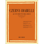 CZERNY DIABELLI 40 Studietti Melodici per pianoforte a 4 mani