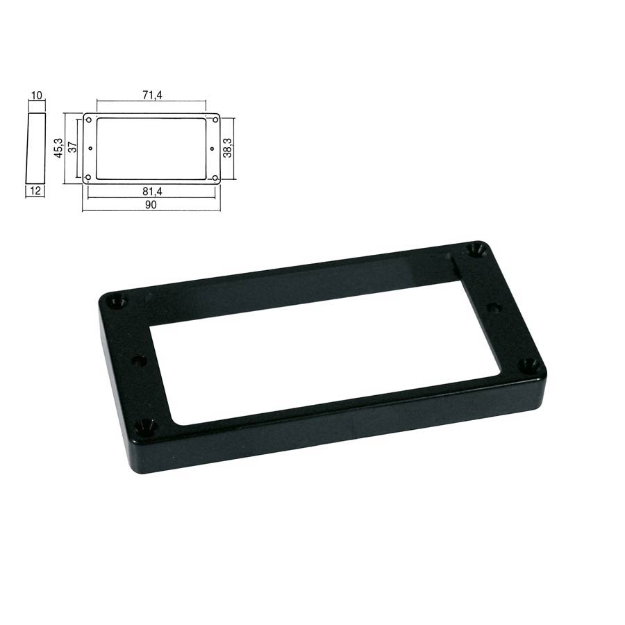 BOSTON HPF-08-TBK mascherina copripickup humbucker boston hpf-08-tbk