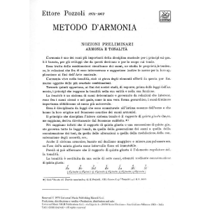 Ettore Pozzoli Metodo D'Armonia