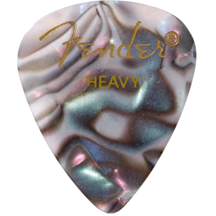 FENDER premium celluloid 351 shape picks heavy abalone plettro