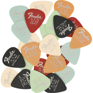 Plettro Fender Dura-Tone 351 Picks 24 Mix