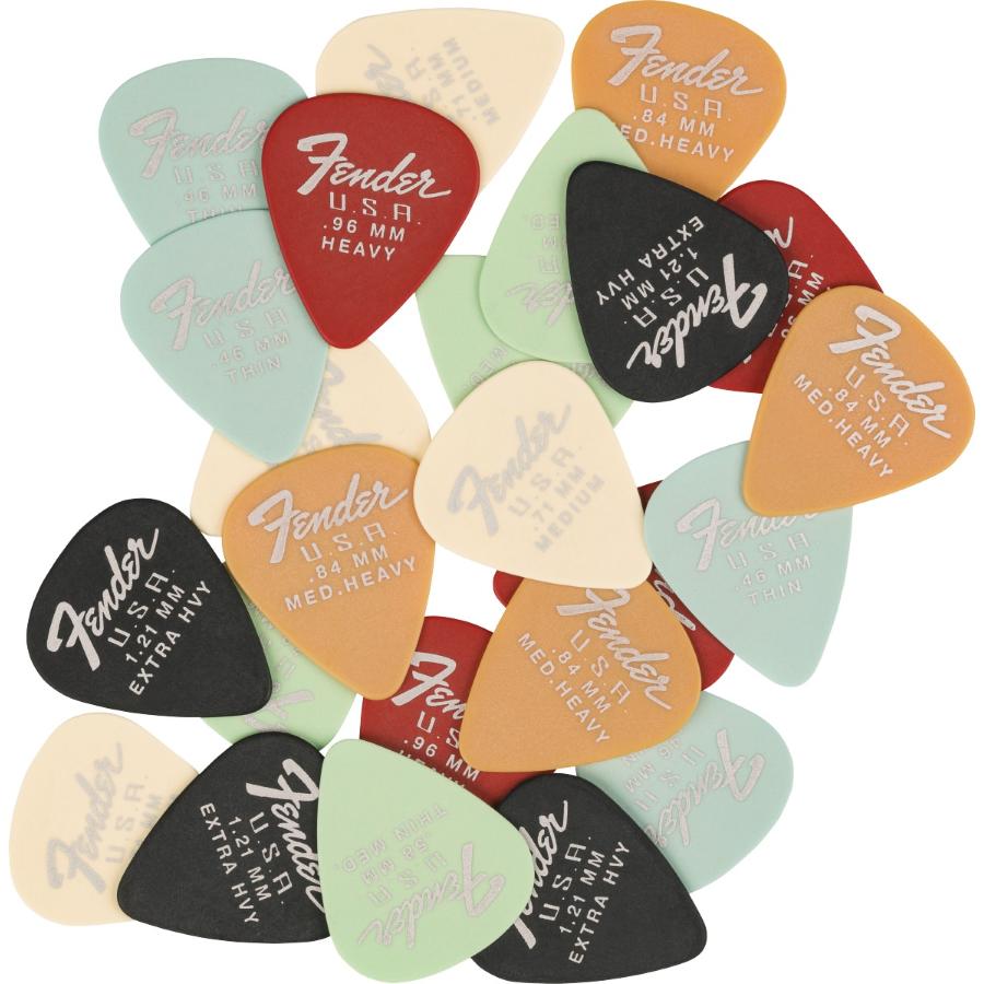 Plettro Fender Dura-Tone 351 Picks 24 Mix