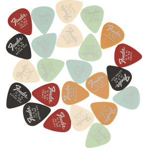 Plettro Fender Dura-Tone 351 Picks 24 Mix