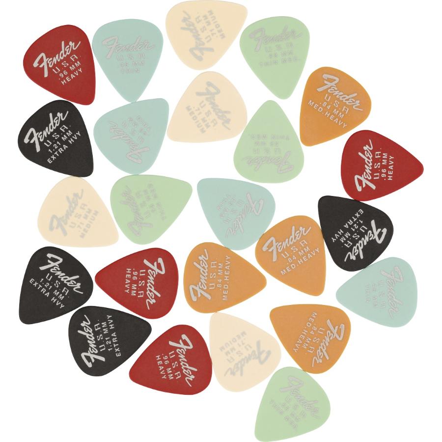 Plettro Fender Dura-Tone 351 Picks 24 Mix