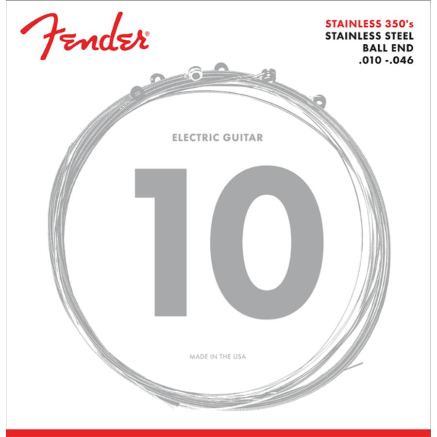 CORDE CHITARRA ELETTRICA FENDER STAINLESS STEEL 350'S 10-46