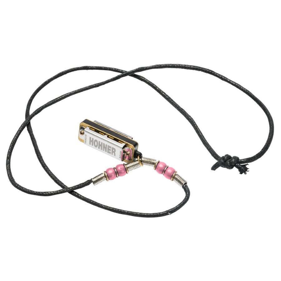 HOHNER MINI HARP NECKLACE PINK