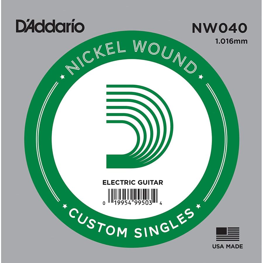 D'Addario NW040 040 nickel wound ricambio corda