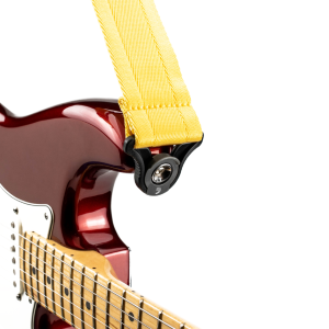 D'Addario Auto Lock Guitar Strap Mellow Yellow 50BAL07