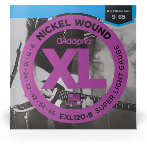 D'Addario EXL120-8 super light nickel wound