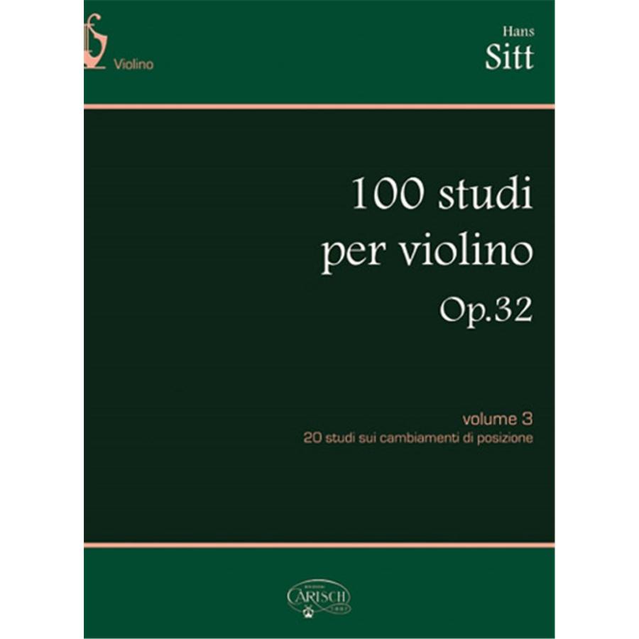 Hans Sitt 100 Studi Op. 32 per Violino - Volume 3