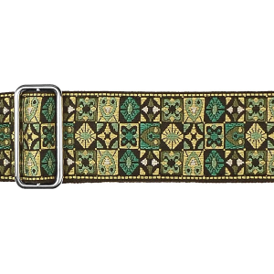 GAUCHO GST-186-GN tracolla gaucho chitarra verde mosaico