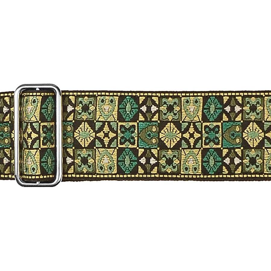 GAUCHO GST-186-GN tracolla gaucho chitarra verde mosaico