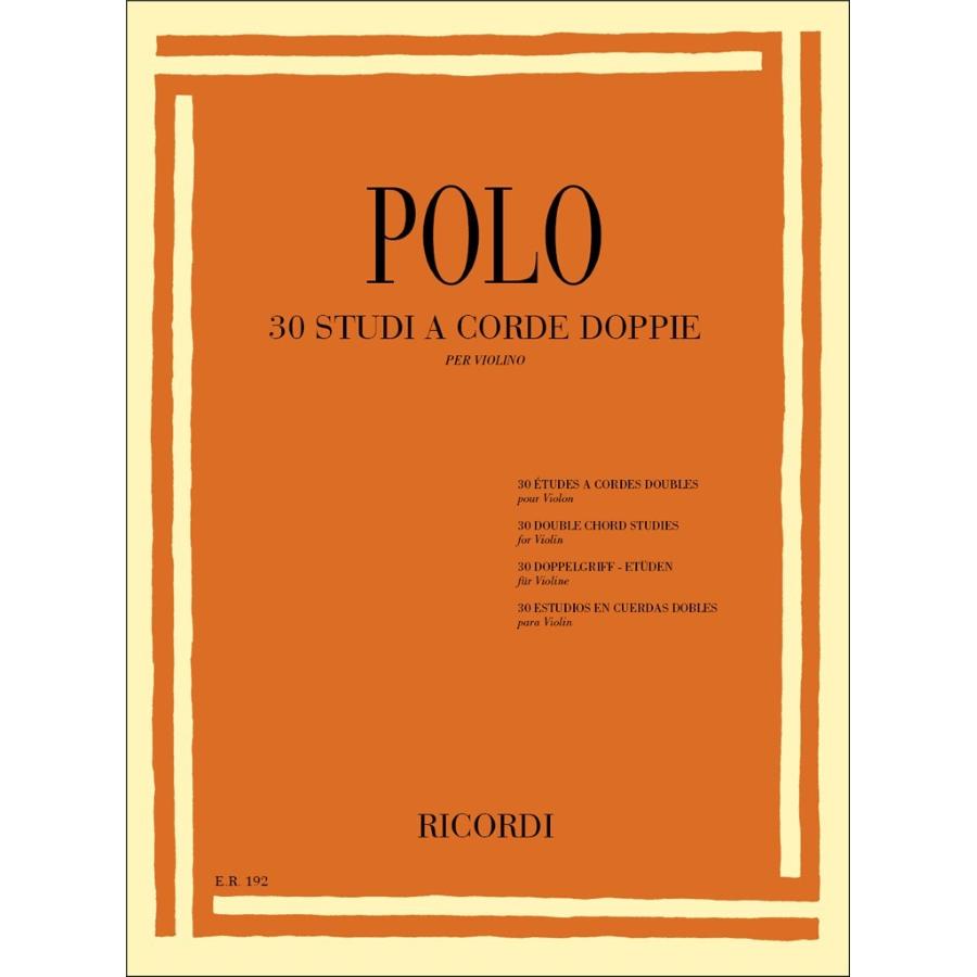 Enrico Polo 30 Studi a corde doppie