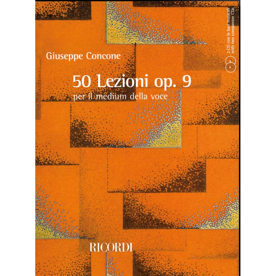 CONCONE 50 LEZIONI OP.9 PER IL MEDIUM DELLA VOCE + 2CD