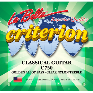 LA BELLA C750 muta corde chitarra classica la bella criterion tensione media c750