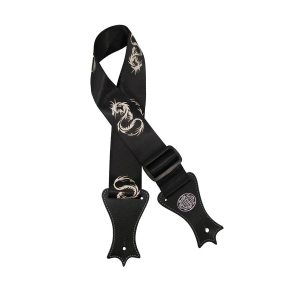 Tracolla Gaucho Chitarra Nylon Gst-142-Bk Con Drago