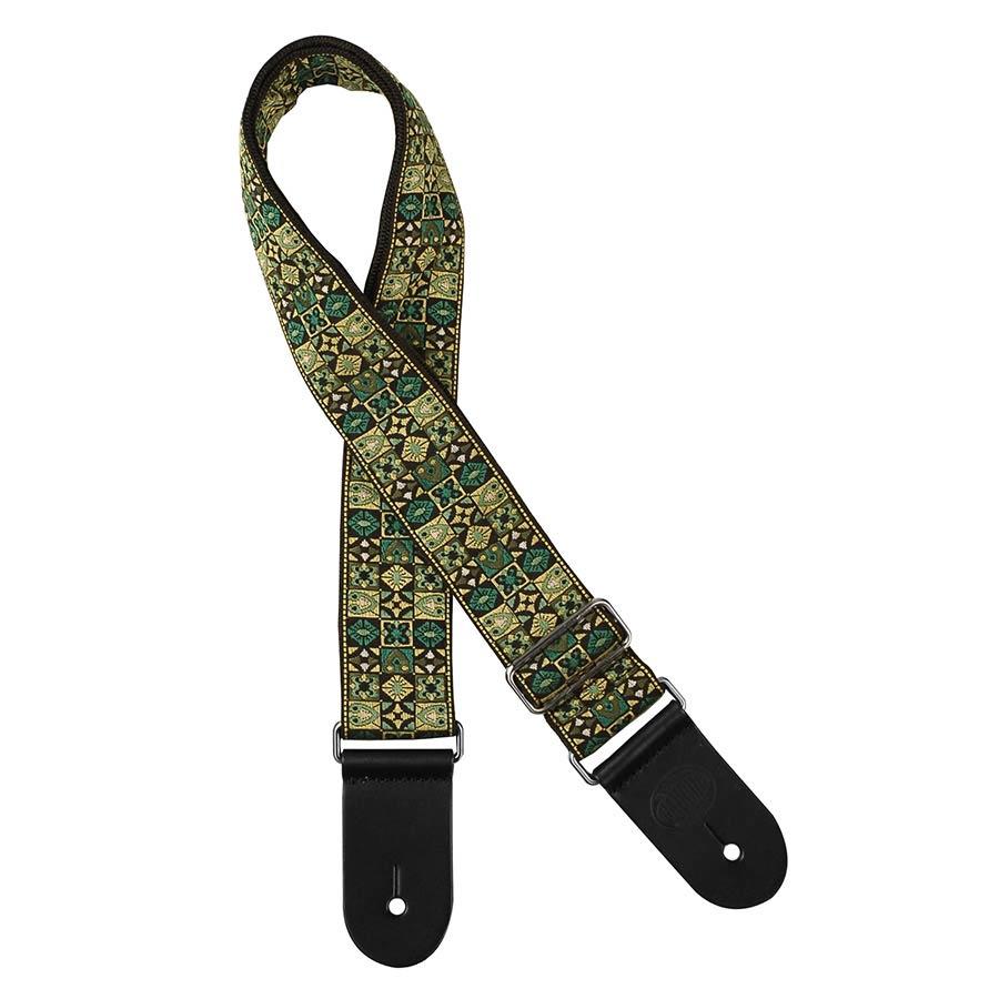 GAUCHO GST-186-GN tracolla gaucho chitarra verde mosaico
