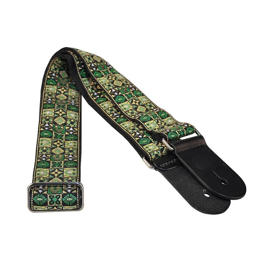 GAUCHO GST-186-GN tracolla gaucho chitarra verde mosaico