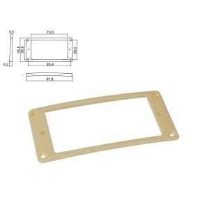 BOSTON HPR-08-SCR mascherina copripickup humbucker hpr-08-scr boston hpr-08-scr