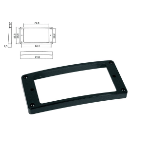 BOSTON HPR-08-TBK mascherina copripickup humbucker hpr-08-tbk boston hpr-08-tbk