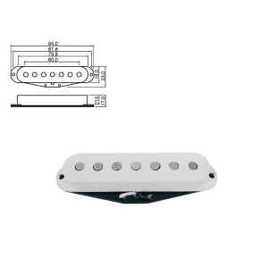 BOSTON PU-19-WH pickup