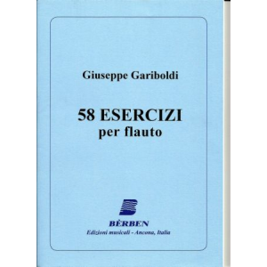 GARIBOLDI Esercizi 58 Studi Flauto Berben