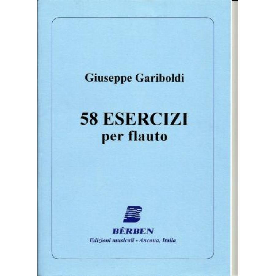 GARIBOLDI Esercizi 58 Studi Flauto Berben