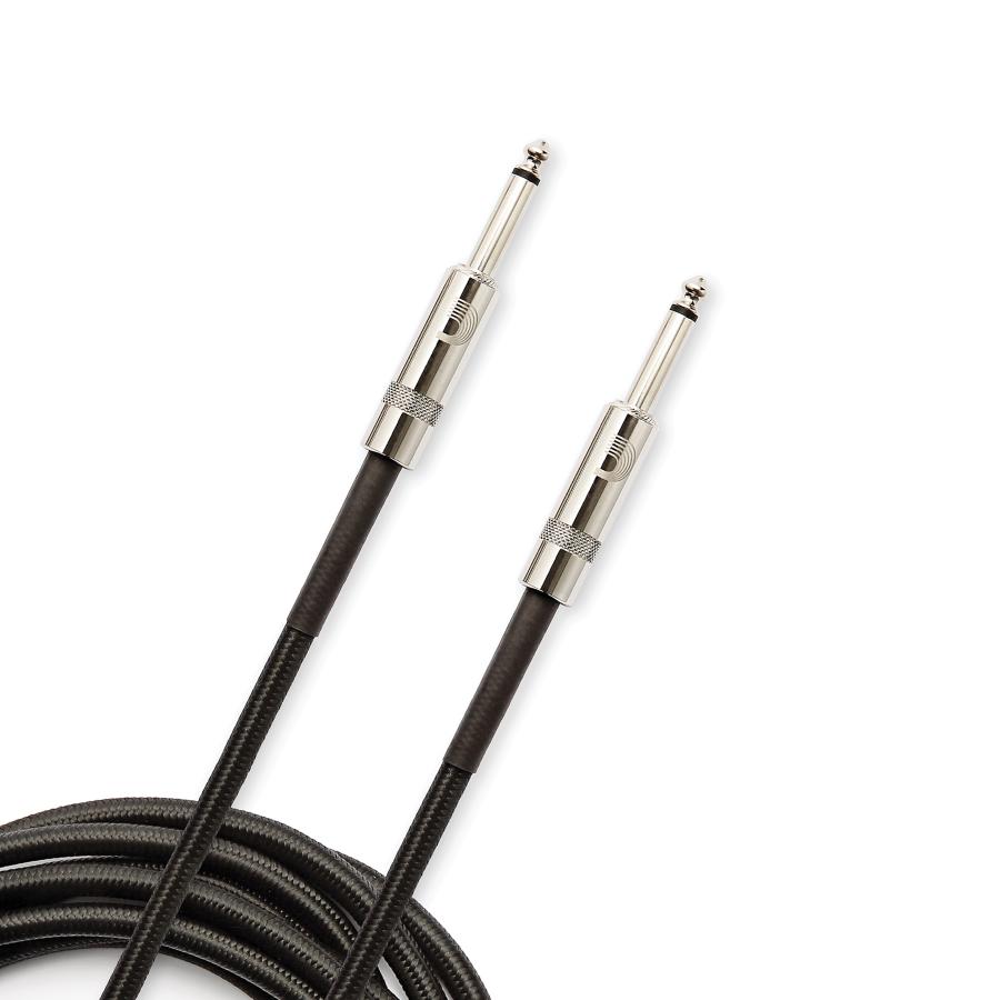 D'Addario PW-BG-15BK Braided Instrument Cable Black