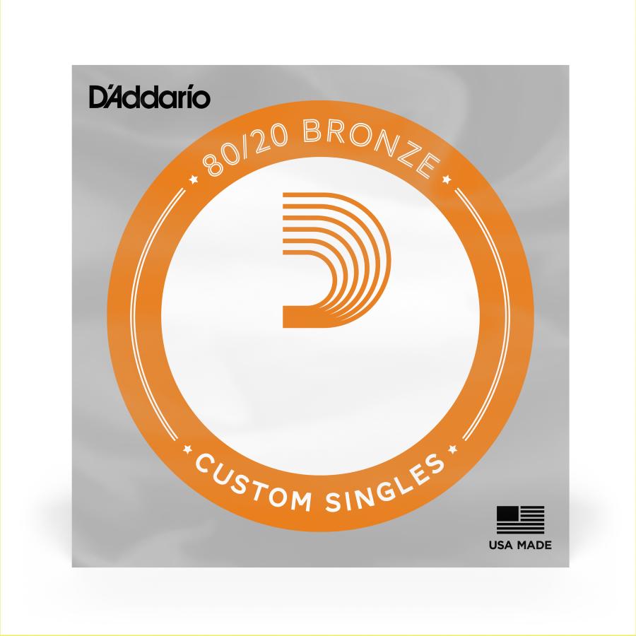 D'Addario BW049 049 80/20 bronze wound ricambio corda