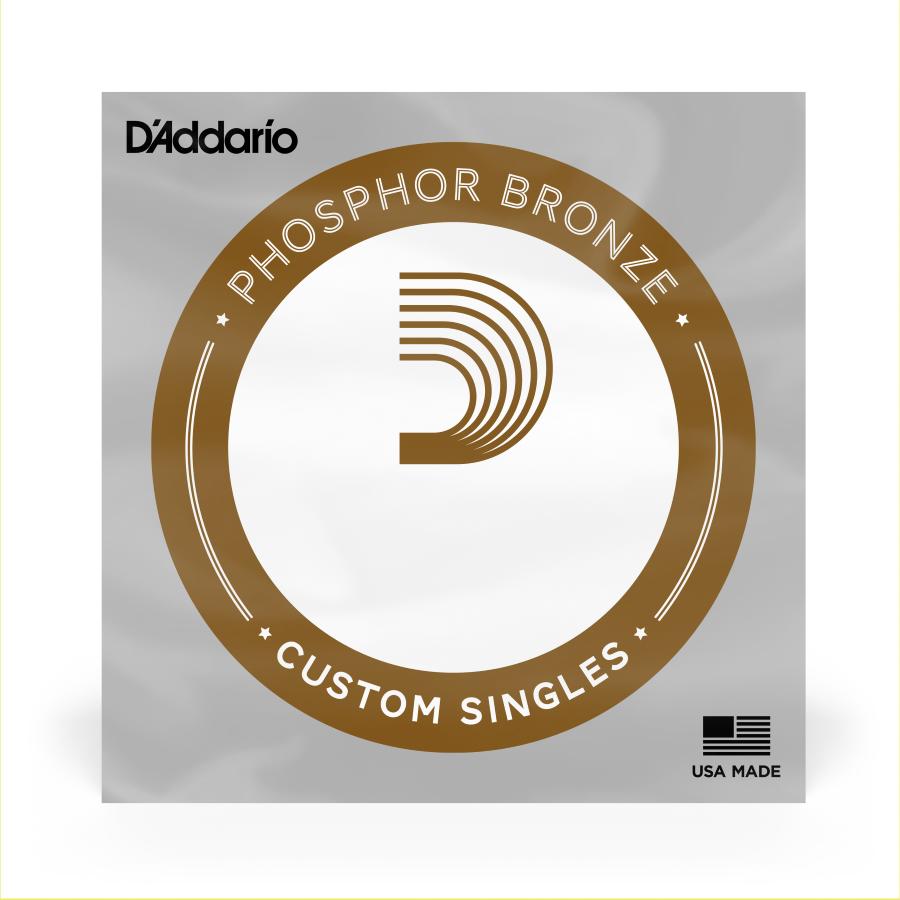D'Addario PB066 066 phosphor bronze wound ricambio corda