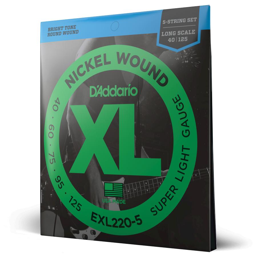 D'Addario XL NICKEL ROUNDWOUND EXL220-5